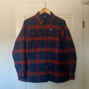 Patagonia mens insulated organic cotton midweight fjord flannel shirt